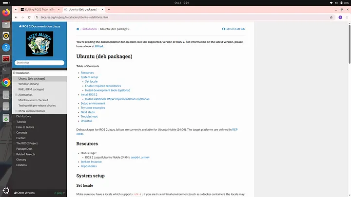 Ubuntu (deb packages) Installation page